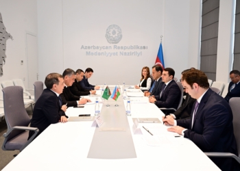 Mədəniyyət Nazirliyində Türkmənistan nümayəndə heyəti ilə görüş keçirilib