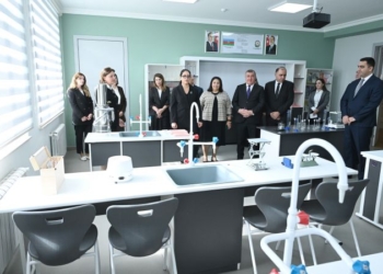 Xətai rayonunda Heydər Əliyev Fondu tərəfindən yeni məktəb binası istifadəyə verilib