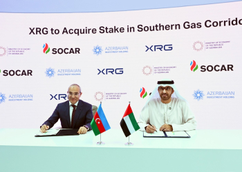 XRG-nin “Cənub Qaz Dəhlizi” Qapalı Səhmdar Cəmiyyətində pay əldə etməsinə dair Əsas Şərtlərlə bağlı Razılaşma imzalanıb