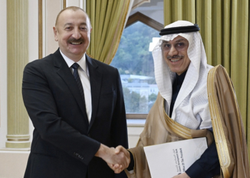 İlham Əliyev Ərəb Koordinasiya Qrupuna daxil olan üzv qurumların rəhbər şəxslərindən ibarət nümayəndə heyətini qəbul edib