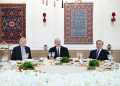 Azərbaycan, Türkiyə və Pakistan liderləri birgə nahar ediblər