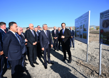 Zəngilanda dairəvi suvarma sistemlərinə və heyvandarlıq kompleksinə baxış keçirilib