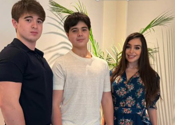 Leyla Əliyeva oğulları ilə