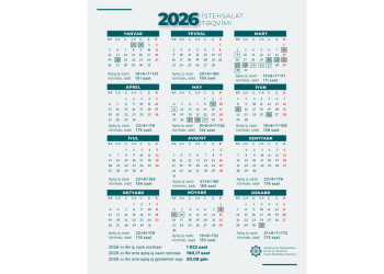 2026-cı ilin qeyri-iş günləri açıqlandı