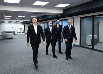 İlham Əliyev Xankəndidə açılışda