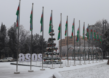 Xankəndiyə ilk qar yağıb