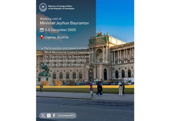 Ceyhun Bayramov Avstriyaya işgüzar səfər edib