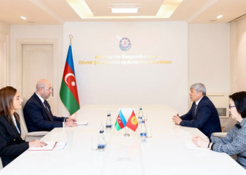 Anar Quliyev Qırğızıstan səfiriri ilə görüşüb