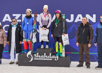 Beynəlxalq dağ xizəyi turnirinin ikinci turu keçirilib