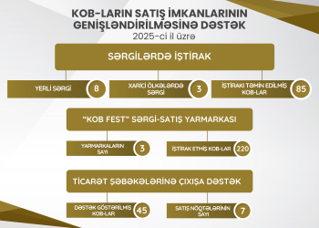 350 sahibkarın məhsul və xidmətlərinin satışına dəstək göstərilib