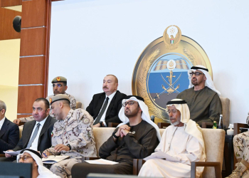 Azərbaycanın və Birləşmiş Ərəb Əmirliklərinin prezidentləri Əbu-Dabidə “Sülh Qalxanı – 2026” birgə əməliyyat-taktiki təlimini izləyiblər