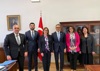TÜRKPA-nın Baş katibi Türkiyənin ATƏT yanında daimi nümayəndəsi ilə görüşüb