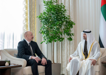 İlham Əliyevin Əbu-Dabidə Birləşmiş Ərəb Əmirliklərinin Prezidenti ilə görüşü olub