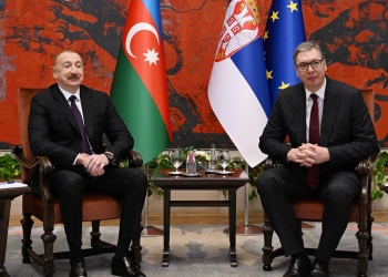 İlham Əliyevin Serbiya Prezidenti Aleksandar Vuçiç ilə təkbətək görüşü keçirilib