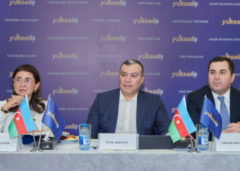 Maliyyə naziri Sahil Babayev “Yüksəliş” müsabiqəsinin qalibləri ilə görüşüb