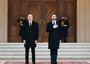 Bakıda Amerika Birləşmiş Ştatlarının Vitse-prezidentinin rəsmi qarşılanma mərasimi olub