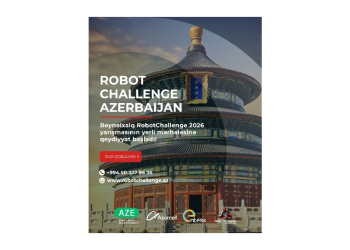 “RobotChallenge 2026” beynəlxalq çempionatının milli mərhələsi təşkil olunacaq!