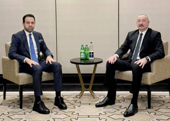 İlham Əliyevin Əbu-Dabidə Müsəlman Ağsaqqalları Şurasının baş katibi ilə görüşü olub