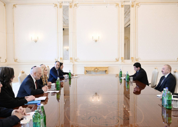 İlham Əliyev ABŞ-ın Əsas Amerika Yəhudi Təşkilatlarının Prezidentləri Konfransının nümayəndə heyətini qəbul edib