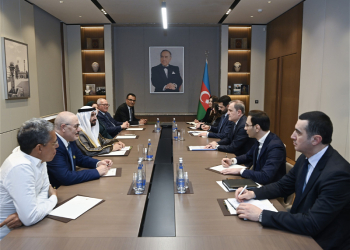 Nazir Ceyhun Bayramovun Ərəb Parlamentinin prezidentinin başçılıq etdiyi nümayəndə heyəti ilə görüşü keçirilib